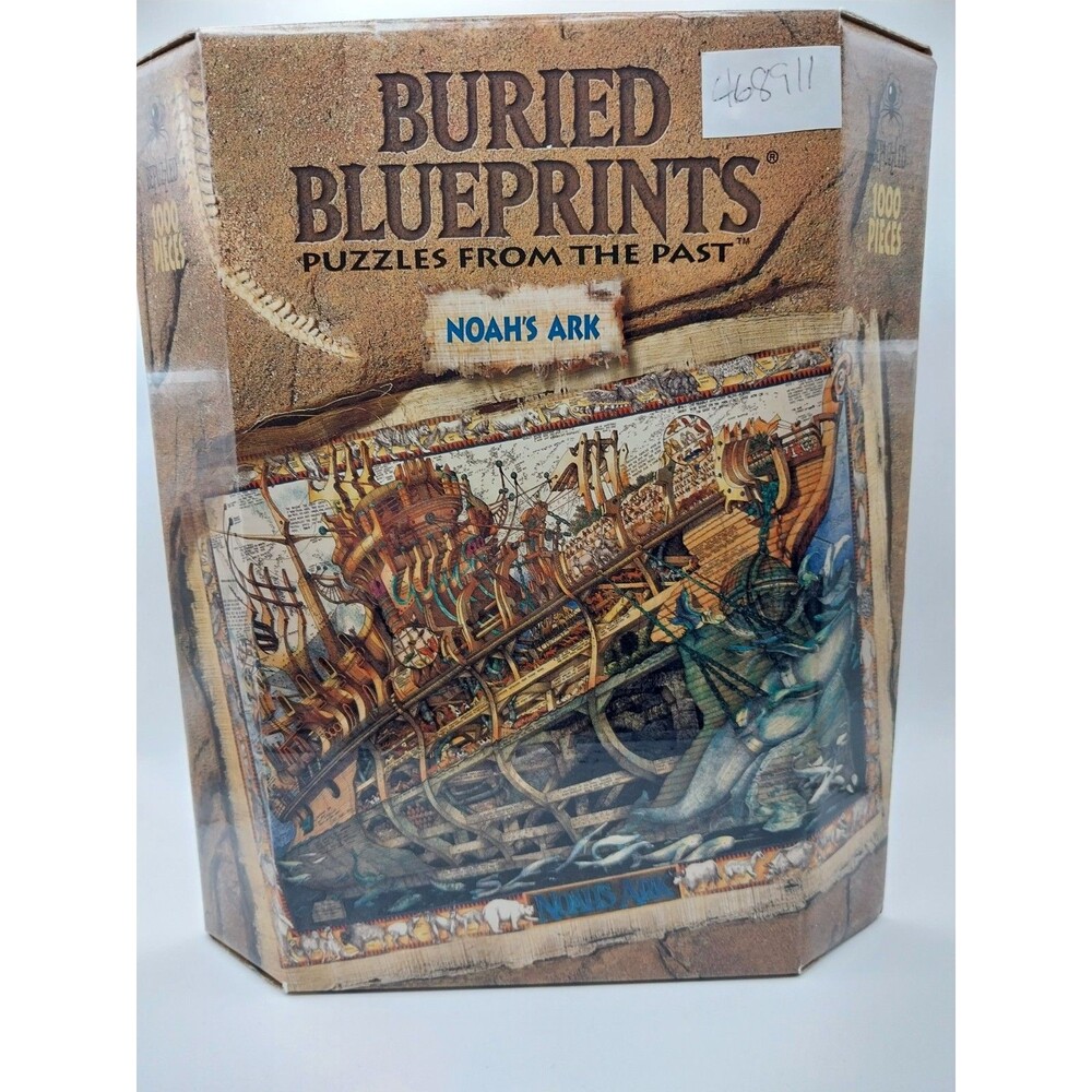 BePuzzled Buried Blueprint Puzzles From the Past Noah's Ark 1000 Piece